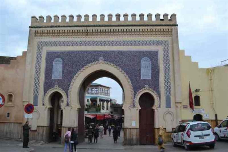 The Blue Gate into Fes Medina photo copyright SV Red Roo taken at 