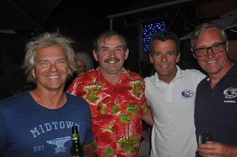 After presentations and a few short speeches the crews are ready for the main event of the evening  to enjoy themselves - photo © Vince Thompson / St Helena Independent