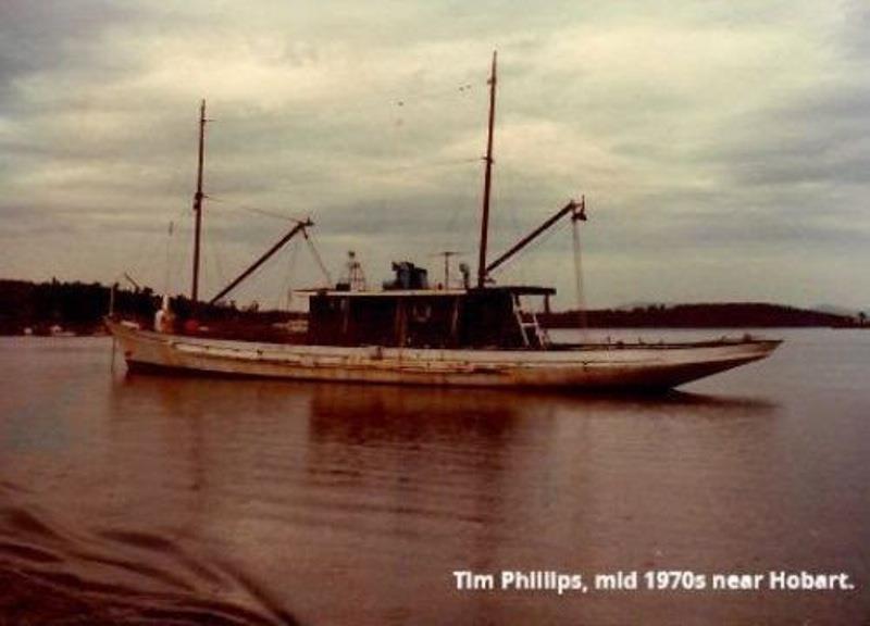 The ex steamer Ena as a fishing boat prior to her being restored for Rene Rivkin by my good friend Nick Masterman & others photo copyright Tim Phillips taken at 