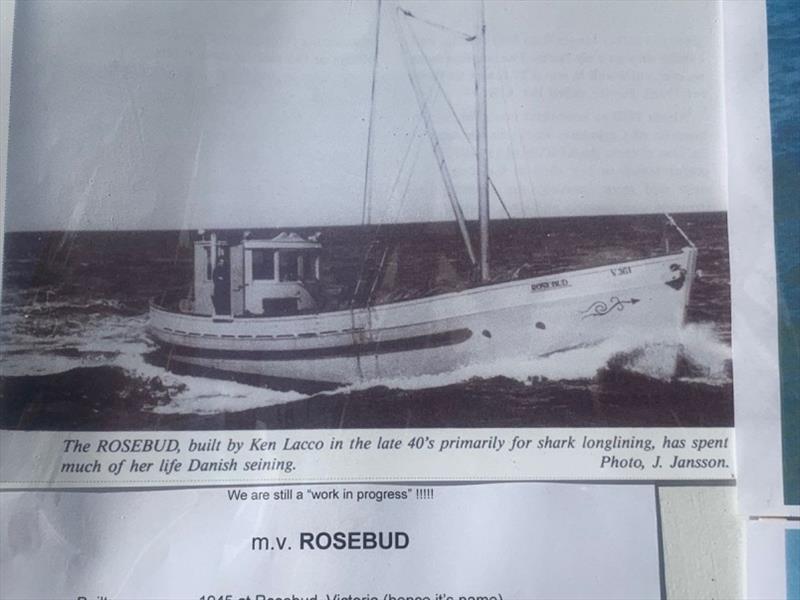 Rosebud, when launched soon after World War 2 by Ken Lacco photo copyright Tim Phillips taken at 