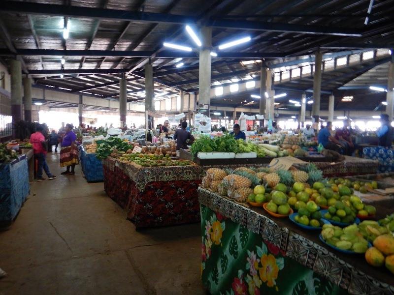 Fruit and vegetable market photo copyright Andrew and Clare Payne / Freedom and Adventure taken at 