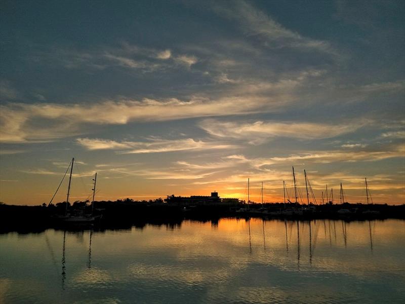Sunset over Casilda marina photo copyright Mission Ocean taken at 
