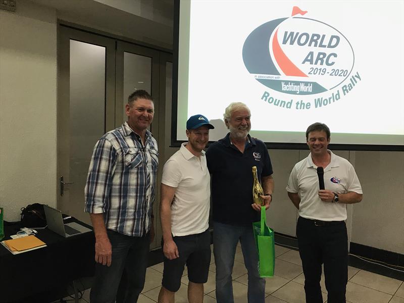 World ARC Prizegiving in Mackay - Winners of Multihull Div - Babsea - photo © World Cruising