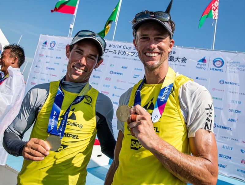 Mat Belcher and Will Ryan - Hempel World Cup Series Enoshima, day 6 - photo © Jesus Renedo / Sailing Energy / World Sailing