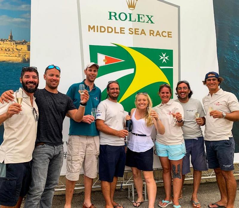 With Elusive 2 - Rolex Middle Sea Race 2019 - photo © Nic Douglass / www.AdventuresofaSailorGirl.com