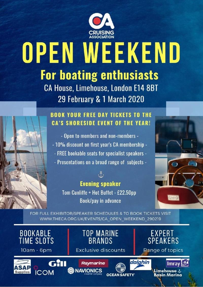 Open Weekend - fun and informative for all boating enthusiasts photo copyright The Cruising Association taken at 