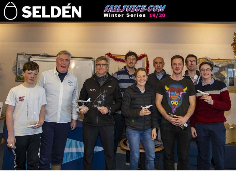 Winners in the Seldén Sailjuice Winter Series Datchet Flyer photo copyright Tim Olin / www.olinphoto.co.uk taken at Datchet Water Sailing Club