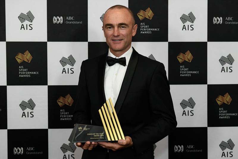 Michael Blackburn at Australia Institute of Sport Performance Awards photo copyright Australian Sailing taken at 