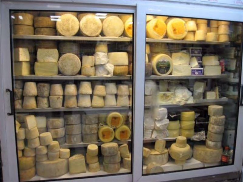 An amazing selection of cheeses! photo copyright Adrienne & Steve of SV Seaforth taken at 