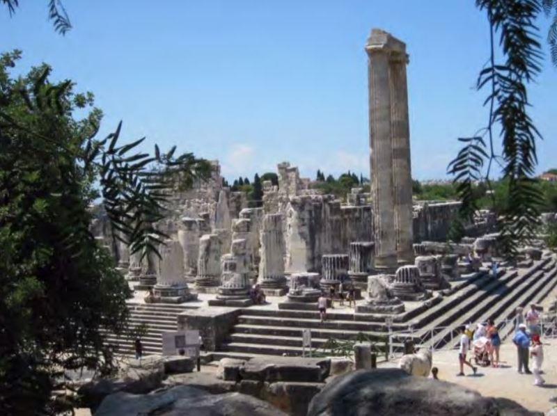 The Temple of Apollo in Didyma, Turkey, was one of the biggest and best we saw - photo © Adrienne & Steve of SV Seaforth