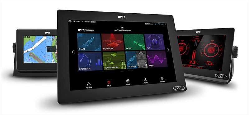 The new Axiom  family of MFDs from Raymarine bring new levels of clarity and control photo copyright Raymarine taken at 