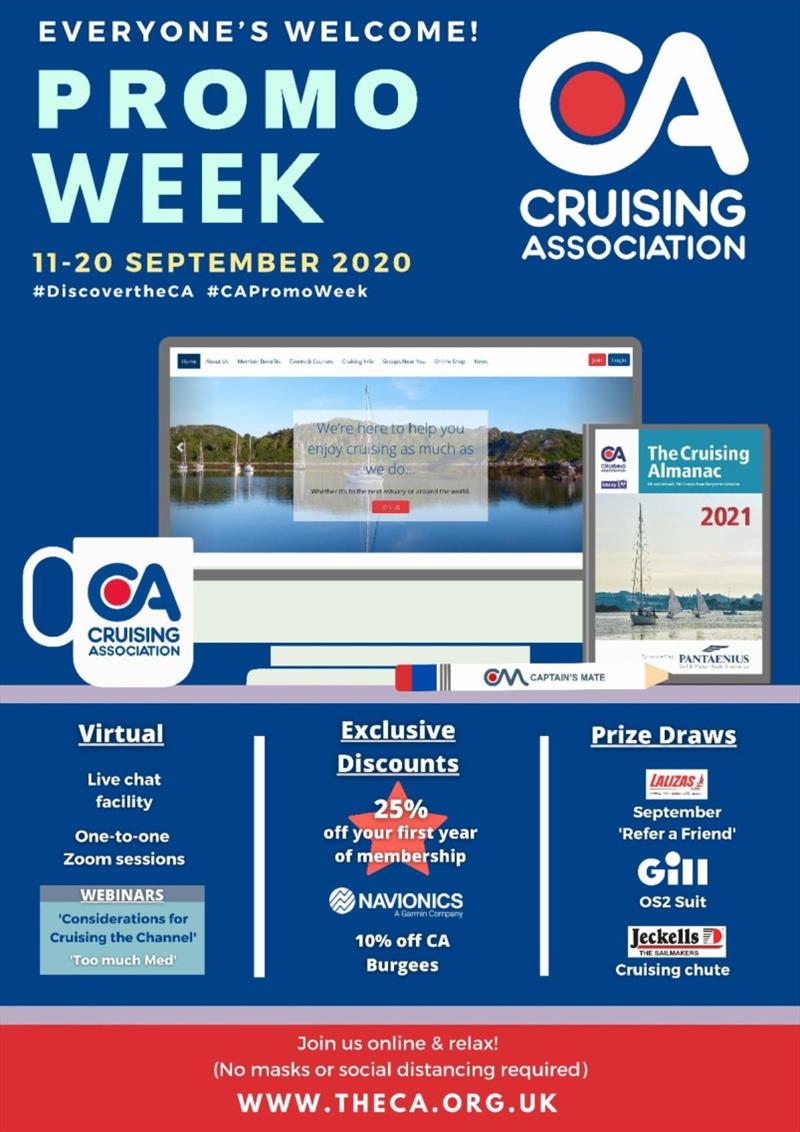 The Cruising Association unveils plans for a Promo Week photo copyright The Cruising Association taken at 