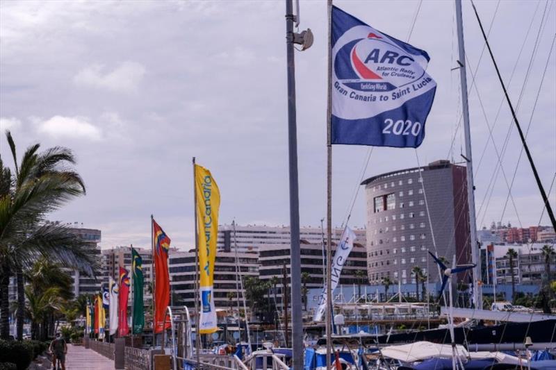 ARC Flag in Las Palmas Marina photo copyright WCC / Jésus de Leon taken at 