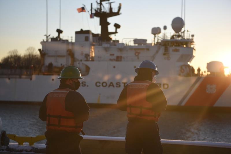 Coast Guard Cutter Campbell (WMEC 909) returned to Kittery, Maine on February 8, 2021, following a 63-day counter-narcotics patrol in the Eastern Pacific Ocean. - photo © Petty Officer 3rd Class Ryan Noel / U.S. Coast Guard