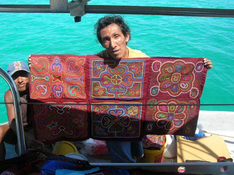 Kunas with Molas for sale photo copyright Hugh & Heather Bacon taken at 