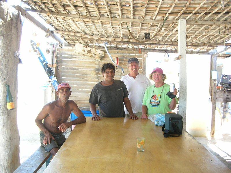 With the locals in Los Roques - photo © Hugh & Heather Bacon