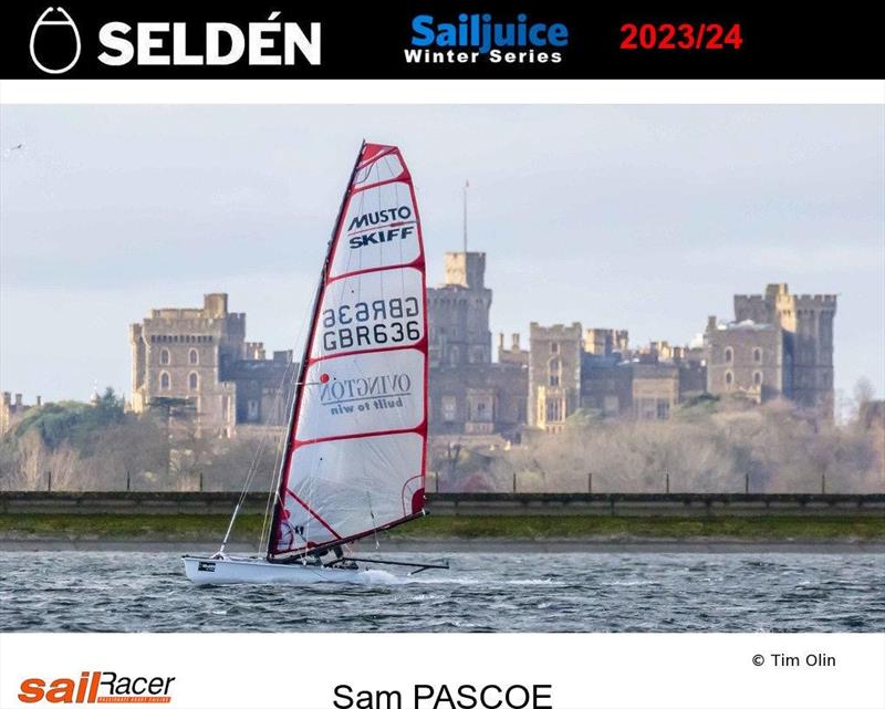 Sam Pascoe during the Datchet Flyer photo copyright Tim Olin / www.olinphoto.co.uk taken at Datchet Water Sailing Club and featuring the Musto Skiff class