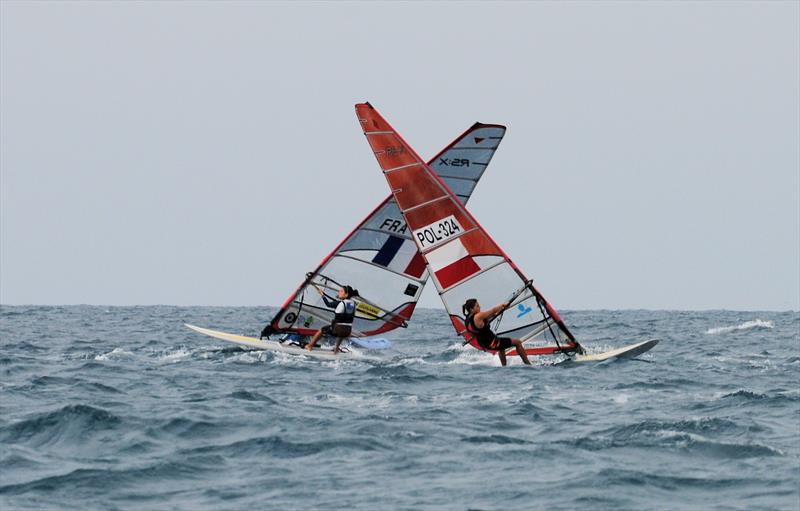 The 2013 Enel RS:X Youth World Windsurfing Championships is being held at the Lega Navale of Civitavecchia photo copyright RS:X Youth Worlds 2013 taken at Lega Navale Civitavecchia and featuring the RS:X class