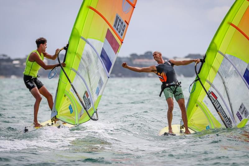 Dorian van Rijsselberghe at 2020 RS:X Windsurfing World Championships photo copyright Ayolt Kloosterboer taken at Sorrento Sailing Couta Boat Club and featuring the RS:X class