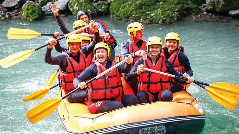 Summer rafting at Tignes photo copyright Alpine Elements taken at  and featuring the  class