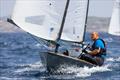 OK Dinghy Autumn Trophy in Bandol Day 3 - Dave Bourne was the early leader in Race 4 but was overtaken by Craig on the second upwind © Robert Deaves / www.robertdeaves.uk
