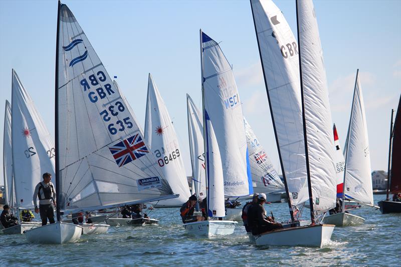 Christchurch Harbour Interclub Series day 2 photo copyright Sarah Desjonqueres taken at Mudeford Sailing Club and featuring the OK class