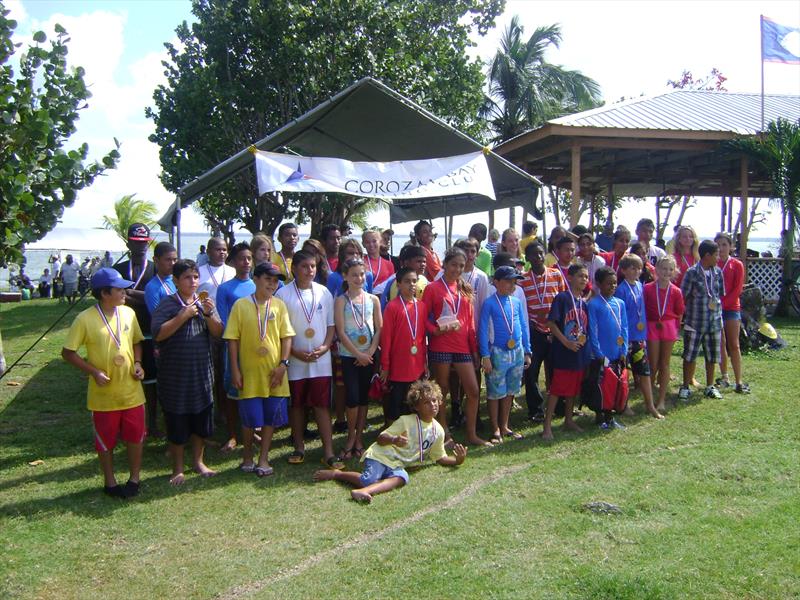 2014 Corozal Bay Regatta participants photo copyright George Tomlin taken at Corozal Bay Sailing Club and featuring the Optimist class