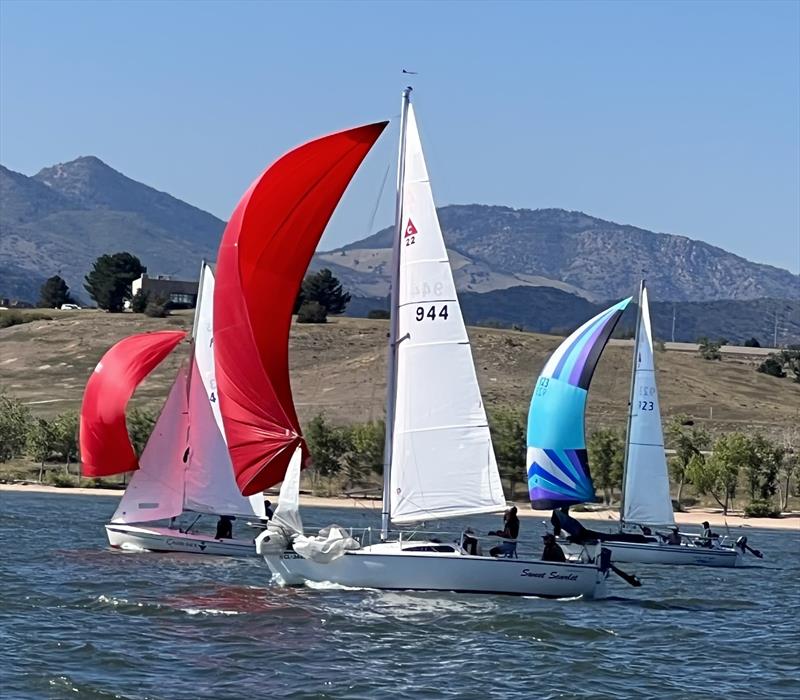 Racecourse action on the waters of Colorado's Chatfield Rreservoir photo copyright Dean Lenz Collection taken at Colorado Sail and Yacht Club and featuring the PHRF class