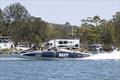 222 Offshore Racing were brilliant, as always, with only a thrown blade from one propeller upsetting their plans at Lake Macquarie © Australian Offshore Powerboat Club