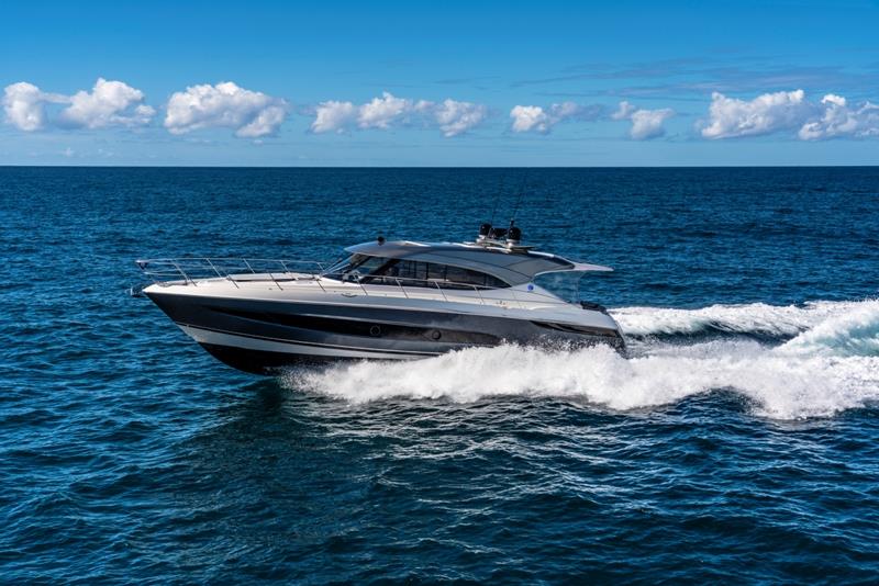 Riviera 5400 Sport Yacht Platinum Edition Running photo copyright Riviera Australia taken at  and featuring the Power boat class