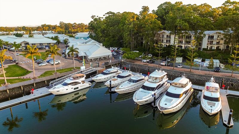 Princess Yachts Australia HQ - Sanctuary Cove new marina - photo © Greg Haines