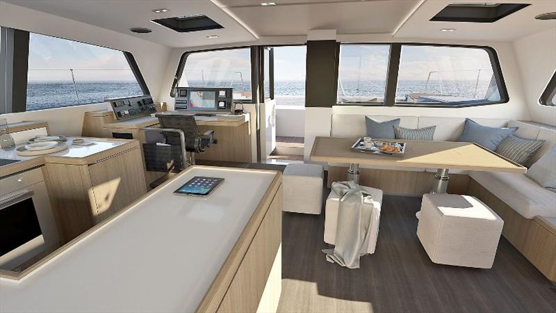 Garcia Explocat 52 - Saloon - photo © Garcia Yachts