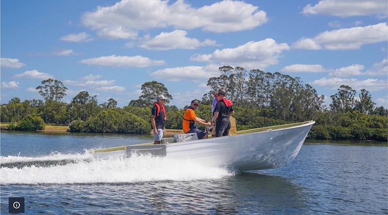 Speed trials on the Manning River - photo © John Bulmer