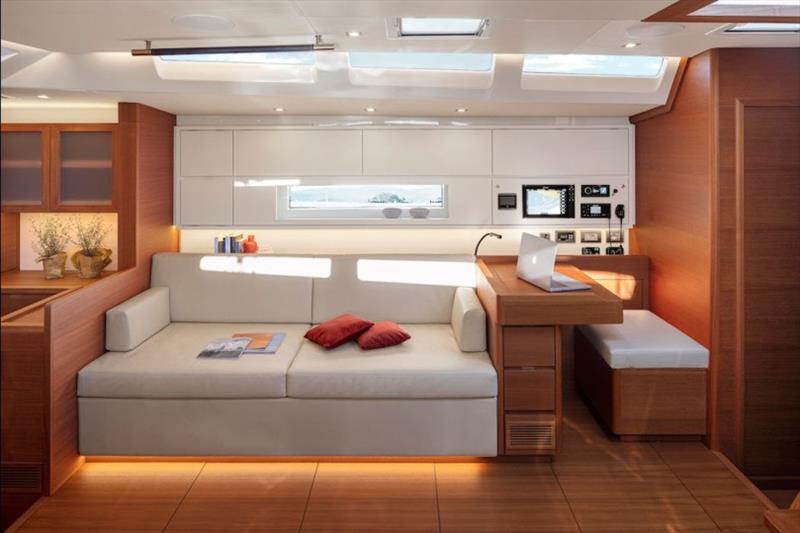 Solaris 60 interior photo copyright Solaris Yachts taken at  and featuring the Power boat class