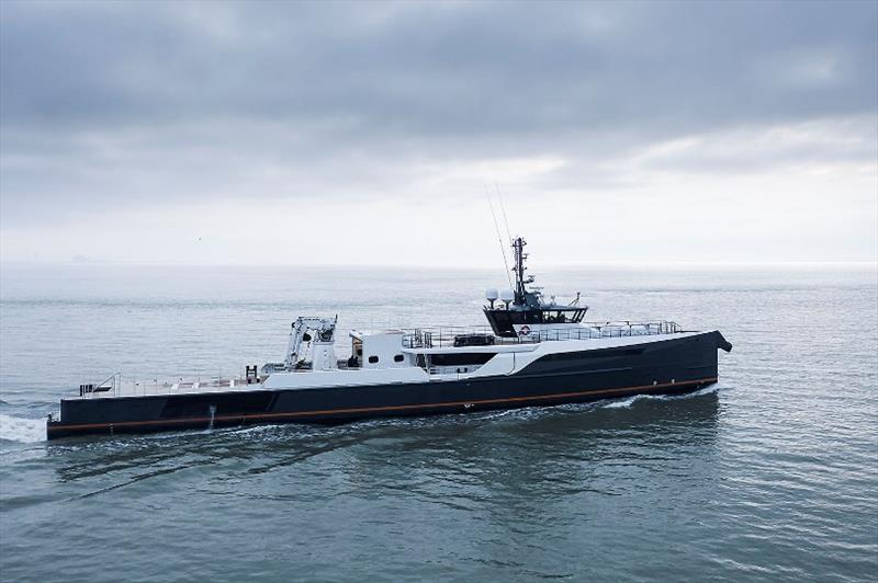 Gene Chaser Yacht Support on sea trials at Damen Yachting - photo © Damen Yachting