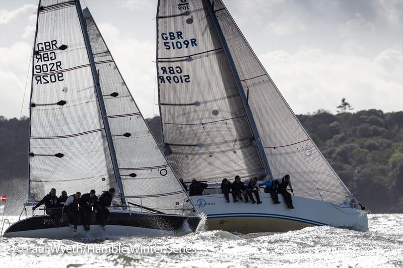 Protis, Quarter Tonner, during the HYS Hamble Winter Series photo copyright Paul Wyeth / www.pwpictures.com taken at Hamble River Sailing Club and featuring the Quarter Tonner class
