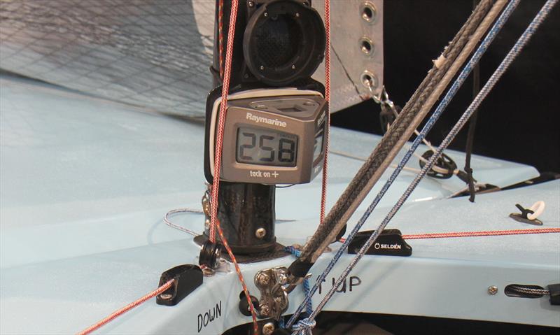 The Raymarine Microcompass on 'Scrumpet' Concours d'Elegance winner at the RYA Suzuki Dinghy Show photo copyright Mark Jardine taken at RYA Dinghy Show and featuring the  class