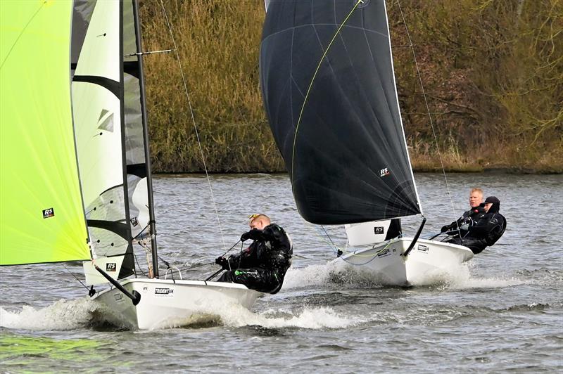 Chris Pickles and Matt Sharman - 2023 Trident Great North Asymmetric Challenge at Bass photo copyright William Carruthers taken at Bassenthwaite Sailing Club and featuring the RS400 class