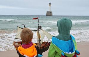Toy pirate ship launched by Scottish boys sails to Scandinavia photo copyright fatherly.com taken at  and featuring the  class