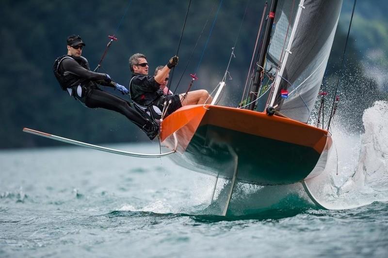 The success of Hugh Welbourn's Quant 23 suggests that the concept of the big scow was the way to go, albeit now with a high tech lightweight hull, modern rig and foils photo copyright Quant Boats taken at  and featuring the Scow class