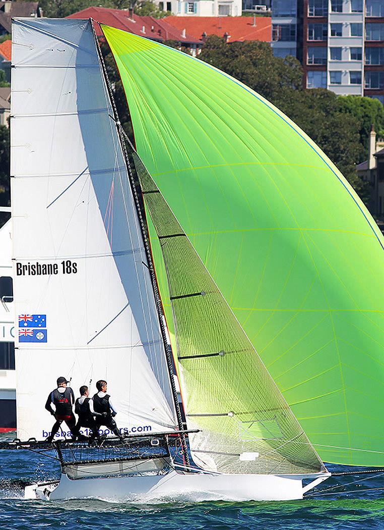 Dave Hayter's first JJ in 2019 photo copyright Frank Quealey taken at Australian 18 Footers League and featuring the 18ft Skiff class