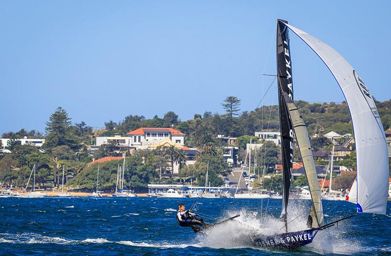 Fisher and Paykel, Season Point Score winner photo copyright SailMedia taken at Australian 18 Footers League and featuring the 18ft Skiff class