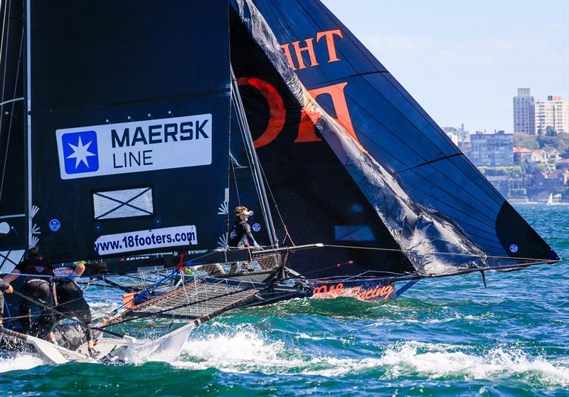 New Zealand's young RAYC team during the final race of the 18ft Skiff Winnings 2024 JJ Giltinan Championship photo copyright SailMedia taken at Australian 18 Footers League and featuring the 18ft Skiff class