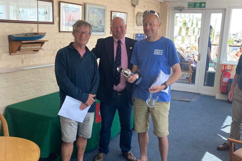 Steve Ede wins the NSCA Solo class Eastern Area travellers at Leigh-on-Sea photo copyright LOSSC taken at Leigh-on-Sea Sailing Club and featuring the Solo class