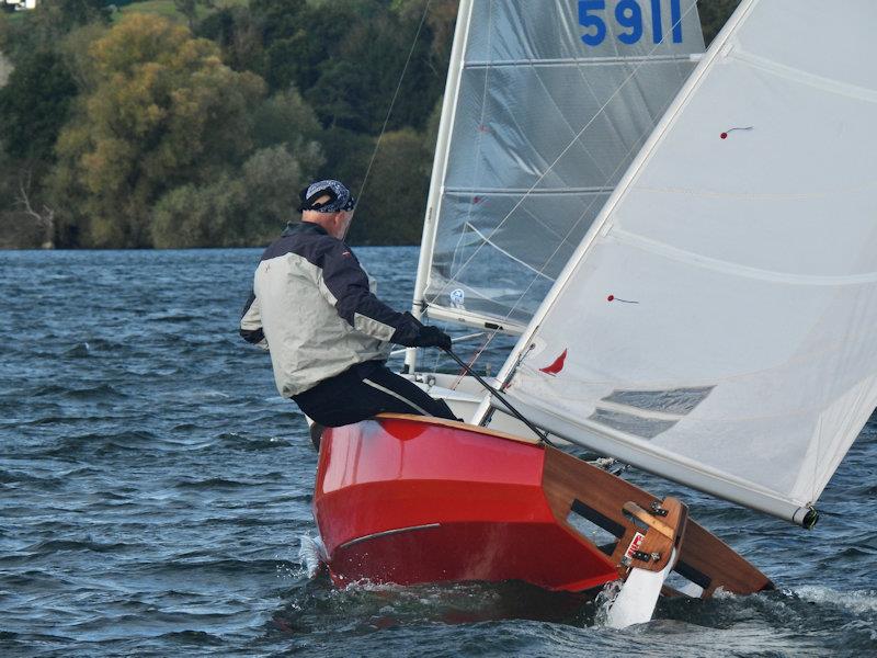 Alan Husk arrived in a time machine - Superspars Solo Inland Championship at Northampton photo copyright Will Loy taken at Northampton Sailing Club and featuring the Solo class