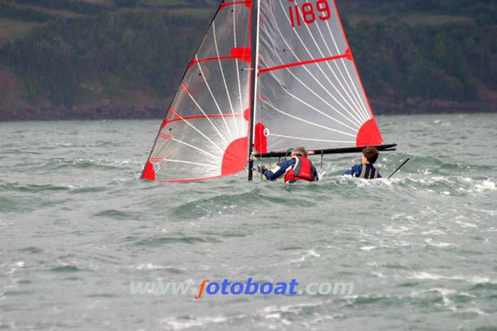 46 Tasars for the nationals at Babbacombe photo copyright Heather Davies / www.fotoboat.com taken at Babbacombe Corinthian Sailing Club and featuring the Tasar class