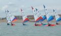 The fleet sail downwind at the Arun Topper Travellers event © AYAC