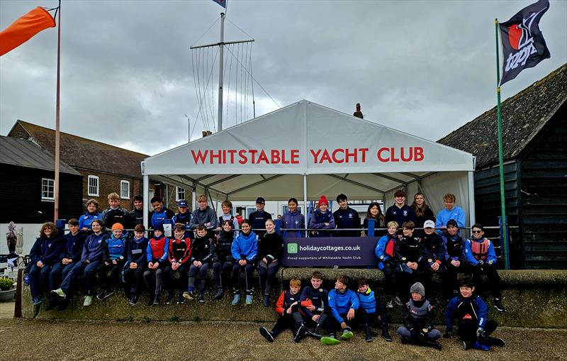 SE Topper training and traveller at Whitstable photo copyright WSC taken at Whitstable Yacht Club and featuring the Topper class