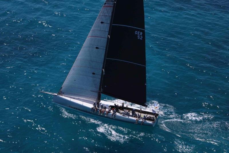 Tilmar Hansen's TP52 Outsider (GER) at the start of the 12th edition of the RORC Caribbean 600 photo copyright Tim Wright / photoaction.com taken at Antigua Yacht Club and featuring the TP52 class