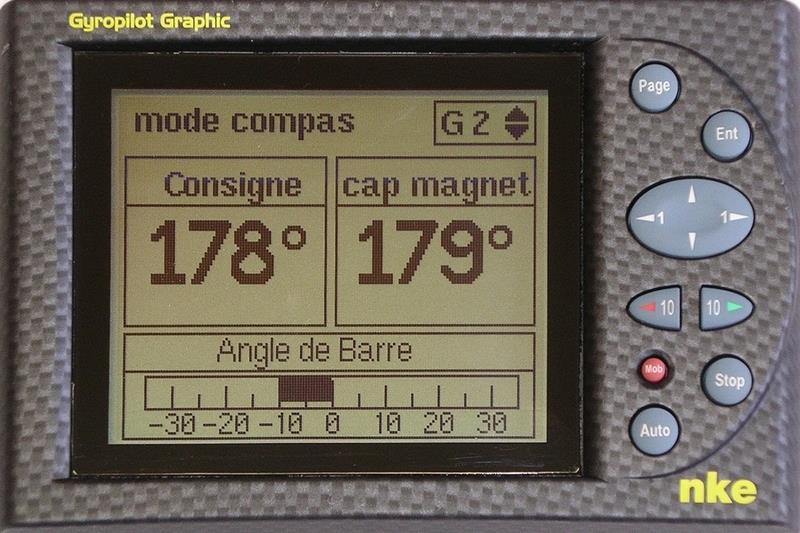 Autopilot display from nke photo copyright nke Marine Electronics taken at  and featuring the  class